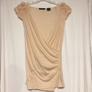 Light peach top by Press NWOT